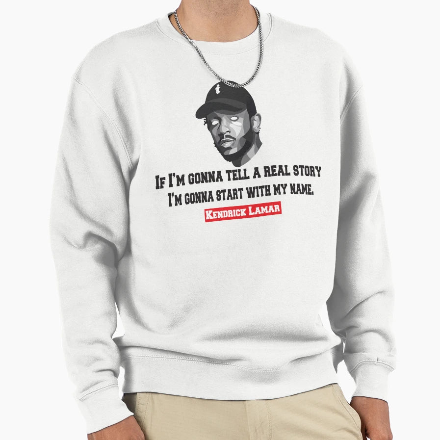 Kendrick Lamar Best Gift Dad Sweatshirt - Casual Everyday Wear for Adults - T-Shirt, Sweatshirt, Hoodie