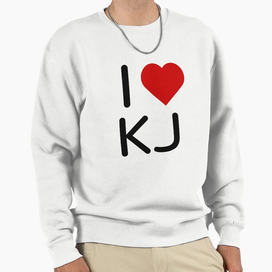 I Heart Kj Sweatshirt - Novelty Apparel Unisex - T-Shirt, Sweatshirt, Hoodie