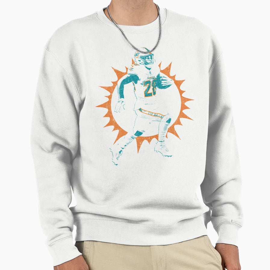 Devon Achane Variant Sweatshirt - Custom Art Print Unisex - T-Shirt, Sweatshirt, Hoodie