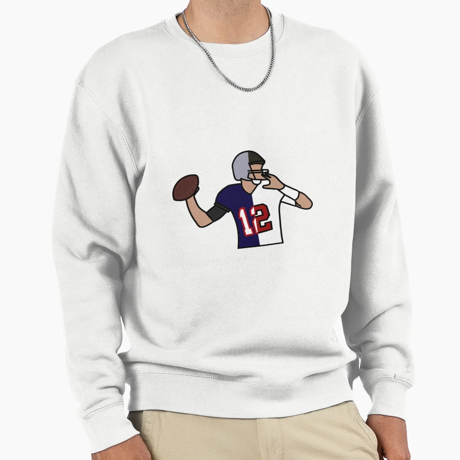 Brady Pats Buccs Sweatshirt - Graphic Print Men Women - T-Shirt, Sweatshirt, Hoodie