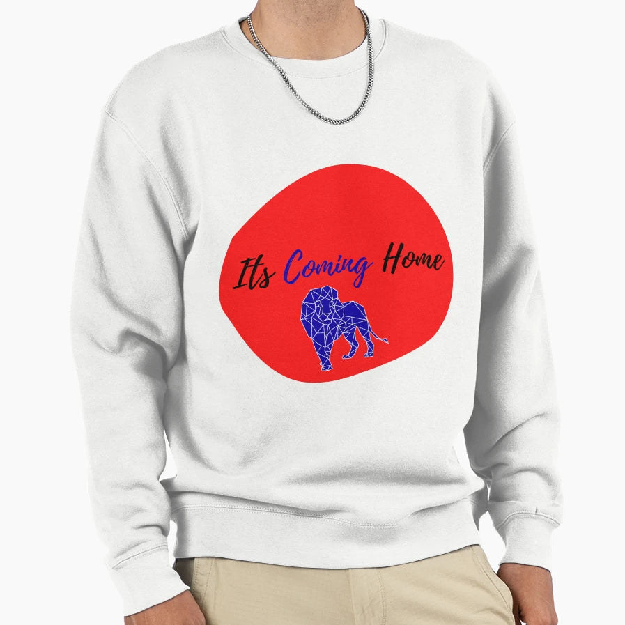 Its Coming Home Footballs Coming Sweatshirt - Trendy Graphic for Adults - T-Shirt, Sweatshirt, Hoodie