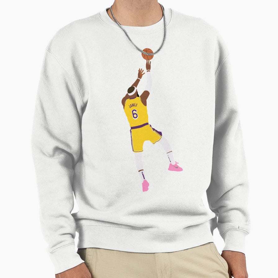 Lebron Sweatshirt - Custom Art Print Men Women - T-Shirt, Sweatshirt, Hoodie
