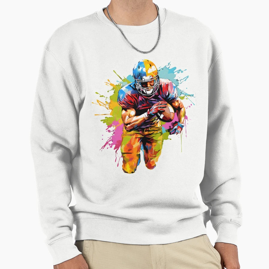 Football Touchdown Sweatshirt - Minimalist Print Unisex - T-Shirt, Sweatshirt, Hoodie
