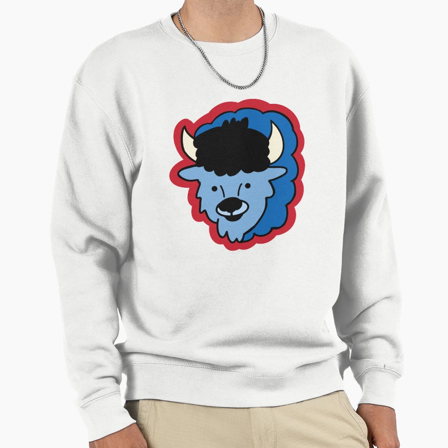 Bills Mafia Fan Cartoon Sweatshirt - Aesthetic Graphic Unisex - T-Shirt, Sweatshirt, Hoodie