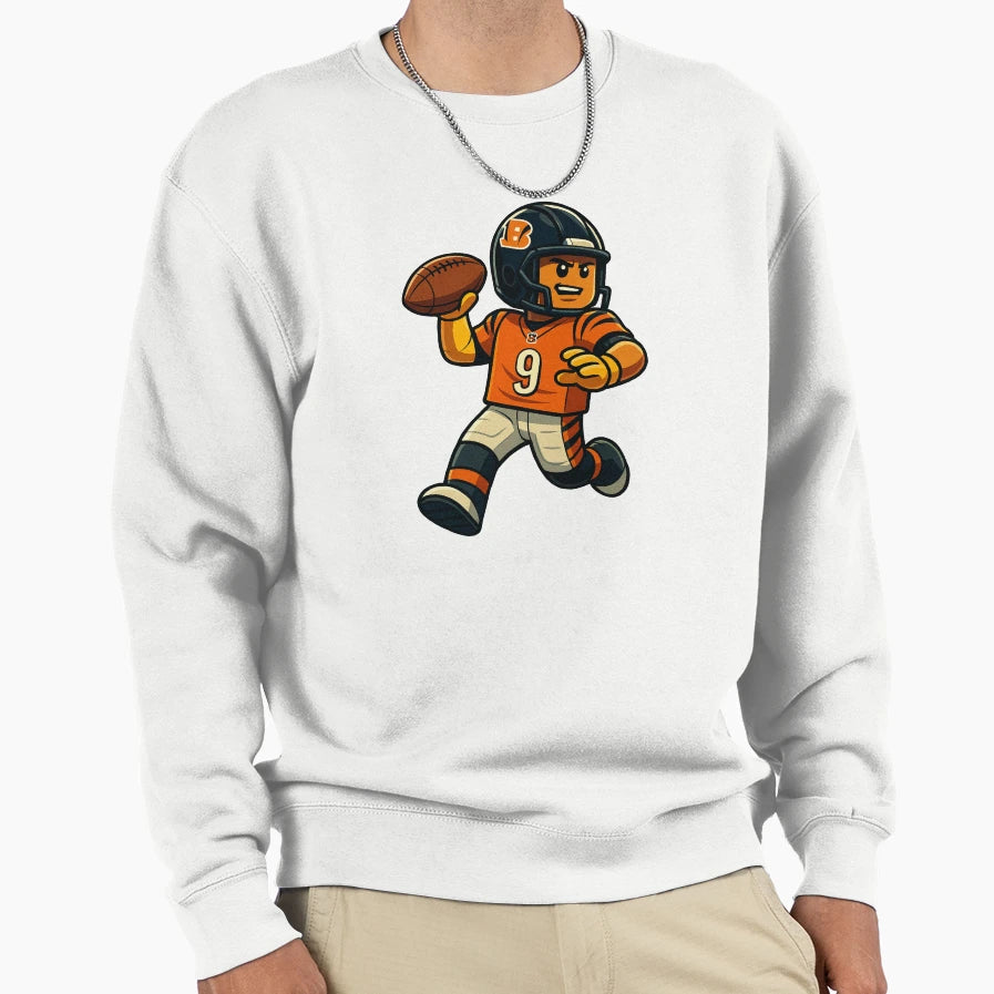 Block Burrow Sweatshirt - Casual Everyday Wear Men Women - T-Shirt, Sweatshirt, Hoodie