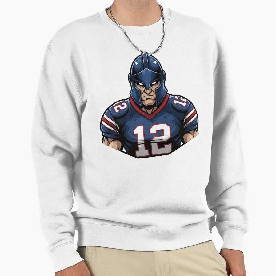 Iron Soldier Football Player 12 Sweatshirt - Casual Everyday Wear Unisex - T-Shirt, Sweatshirt, Hoodie
