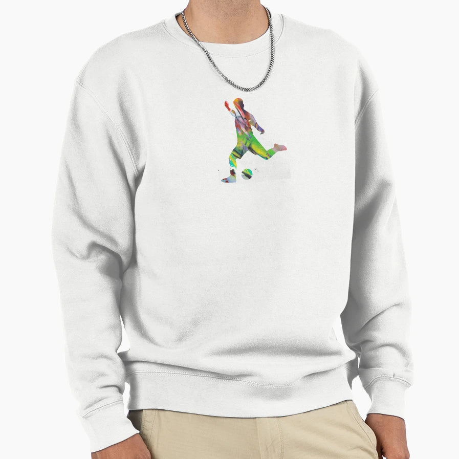Football Footballer Graffiti Sweatshirt - Custom Art Print for Adults - T-Shirt, Sweatshirt, Hoodie