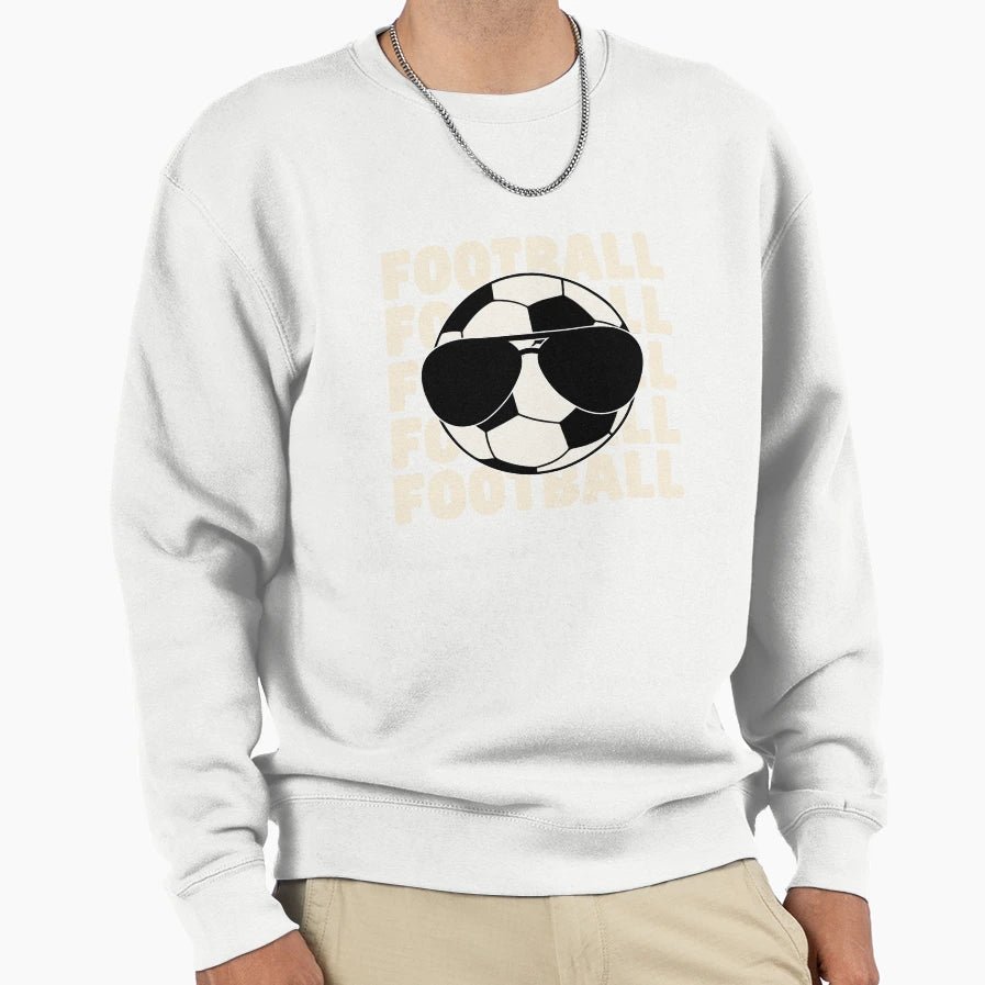 Soccer Ball Player Funny Athlete Sweatshirt - Unique Graphic Men Women - T-Shirt, Sweatshirt, Hoodie