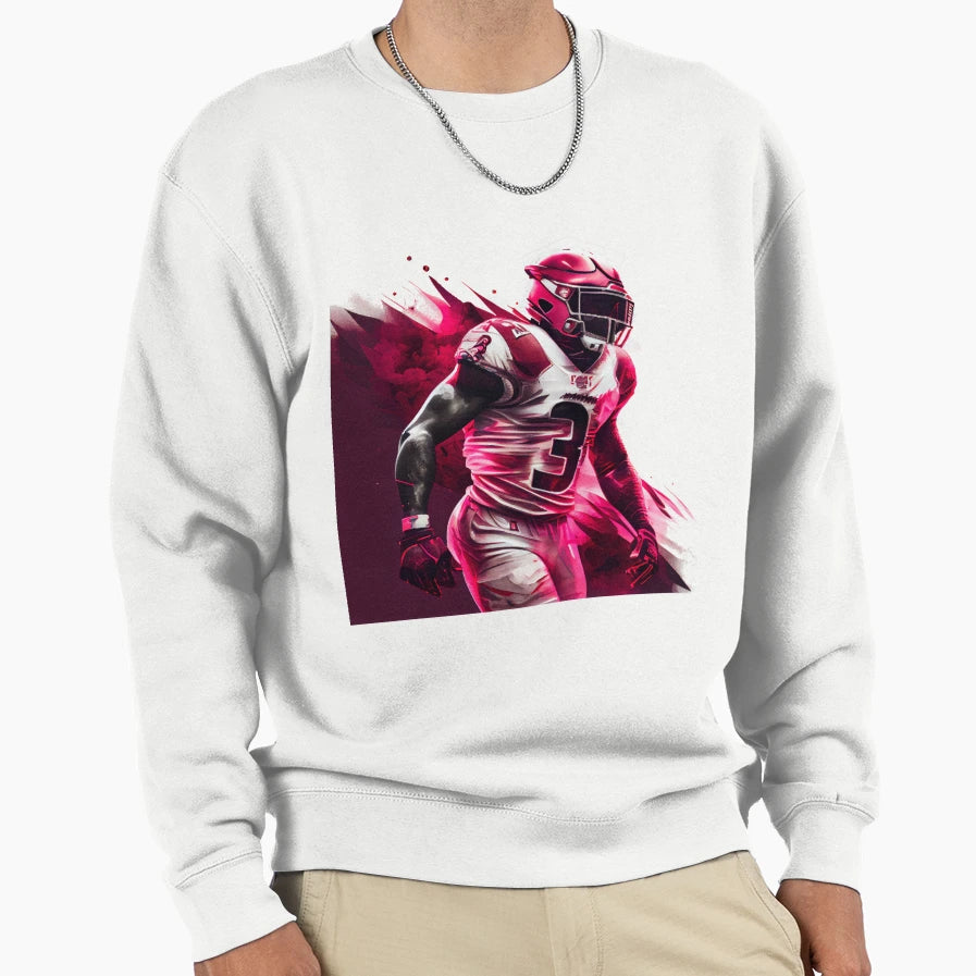 Football Passion Red Sweatshirt - Aesthetic Graphic Unisex - T-Shirt, Sweatshirt, Hoodie