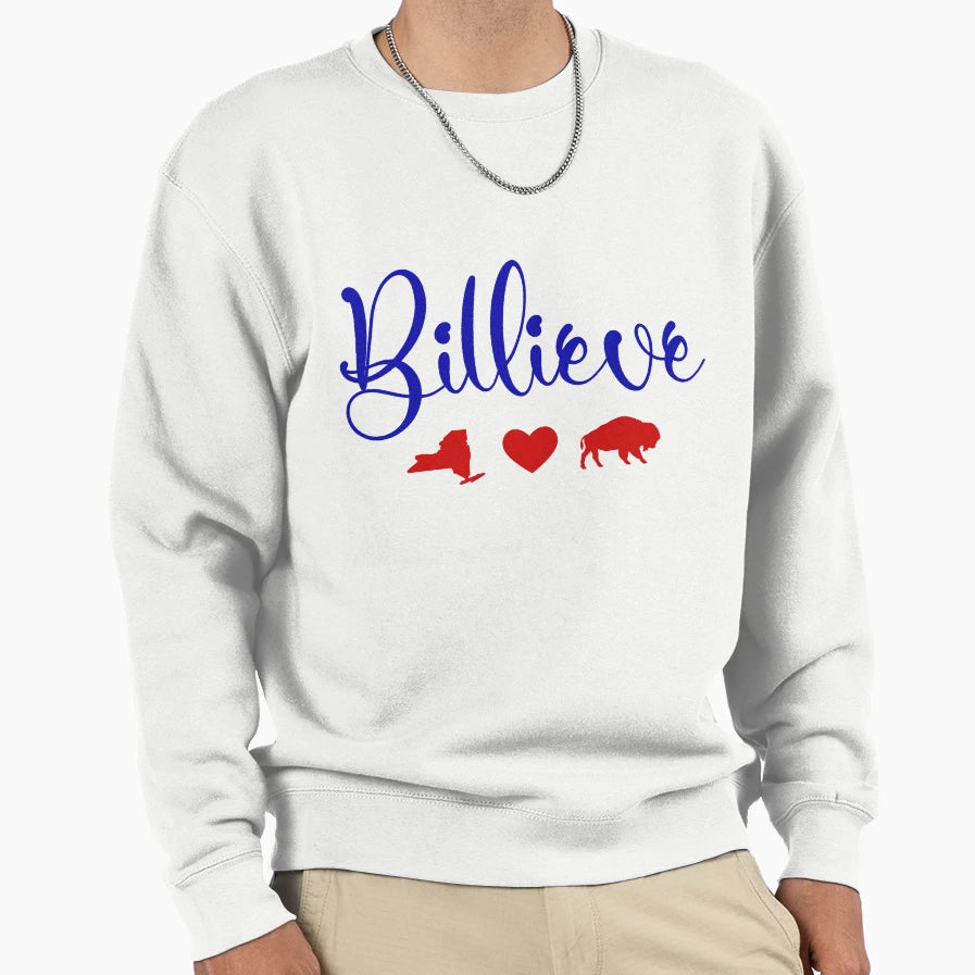 Billieve Sweatshirt - Streetwear Style Men Women - T-Shirt, Sweatshirt, Hoodie
