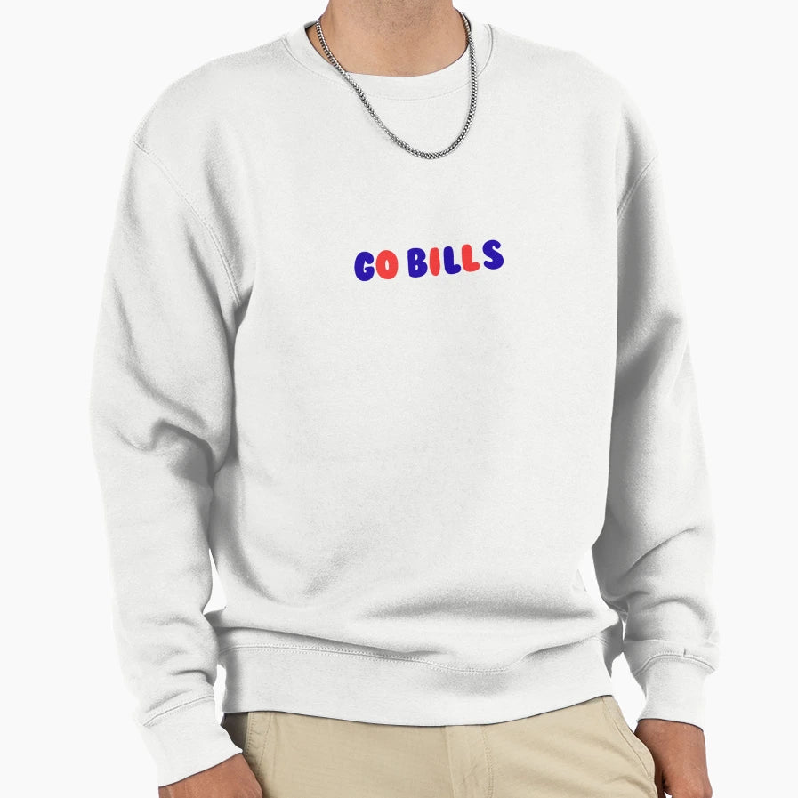Go Bills Sweatshirt - Custom Art Print for Adults - T-Shirt, Sweatshirt, Hoodie