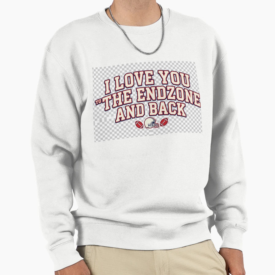 Football Love Sweatshirt - Fun Novelty Design Unisex - T-Shirt, Sweatshirt, Hoodie