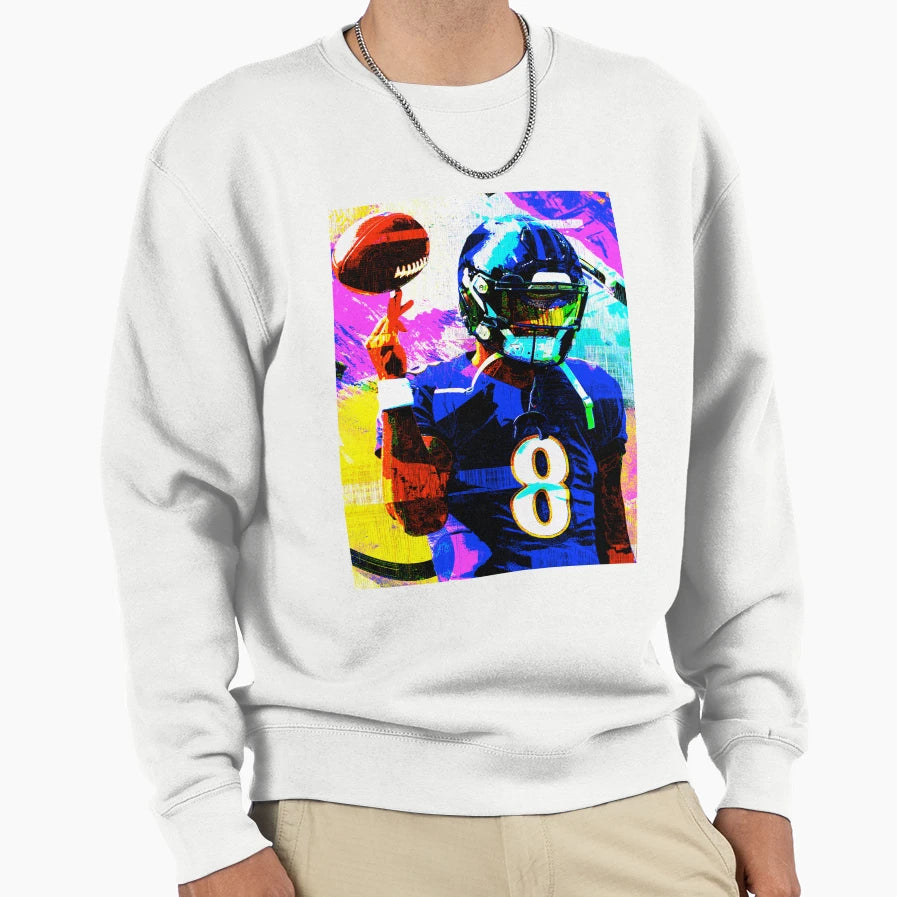Handdrawn Lamar Sweatshirt - Aesthetic Graphic for Adults - T-Shirt, Sweatshirt, Hoodie