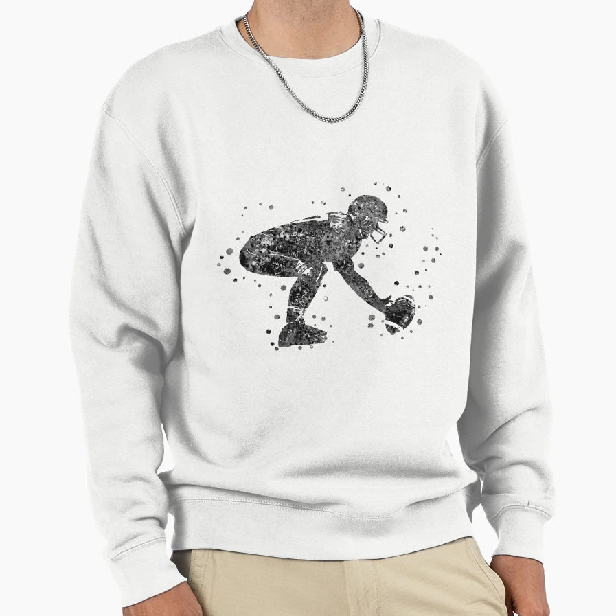 Rugby Player Sweatshirt - Minimalist Print for Adults - T-Shirt, Sweatshirt, Hoodie