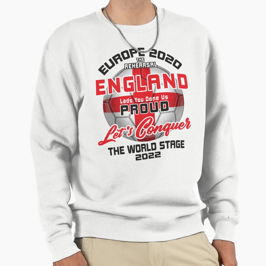 England Football Team Fan Supporters Sweatshirt - Streetwear Style Unisex - T-Shirt, Sweatshirt, Hoodie