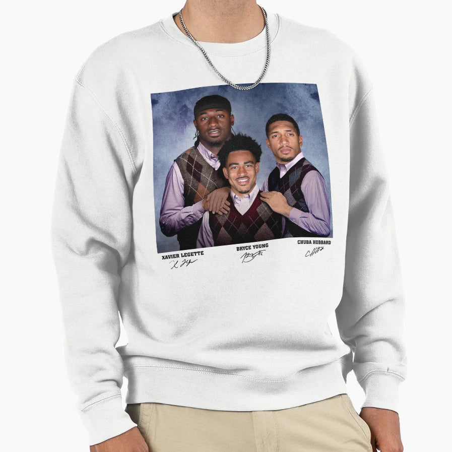 Bryce Young Xavier Legette Chuba Sweatshirt - Unique Graphic for Adults - T-Shirt, Sweatshirt, Hoodie