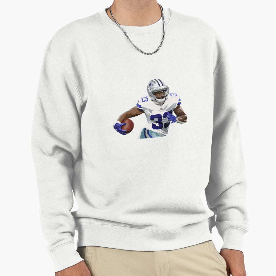 Javonte Williams Sweatshirt - Custom Art Print Unisex - T-Shirt, Sweatshirt, Hoodie