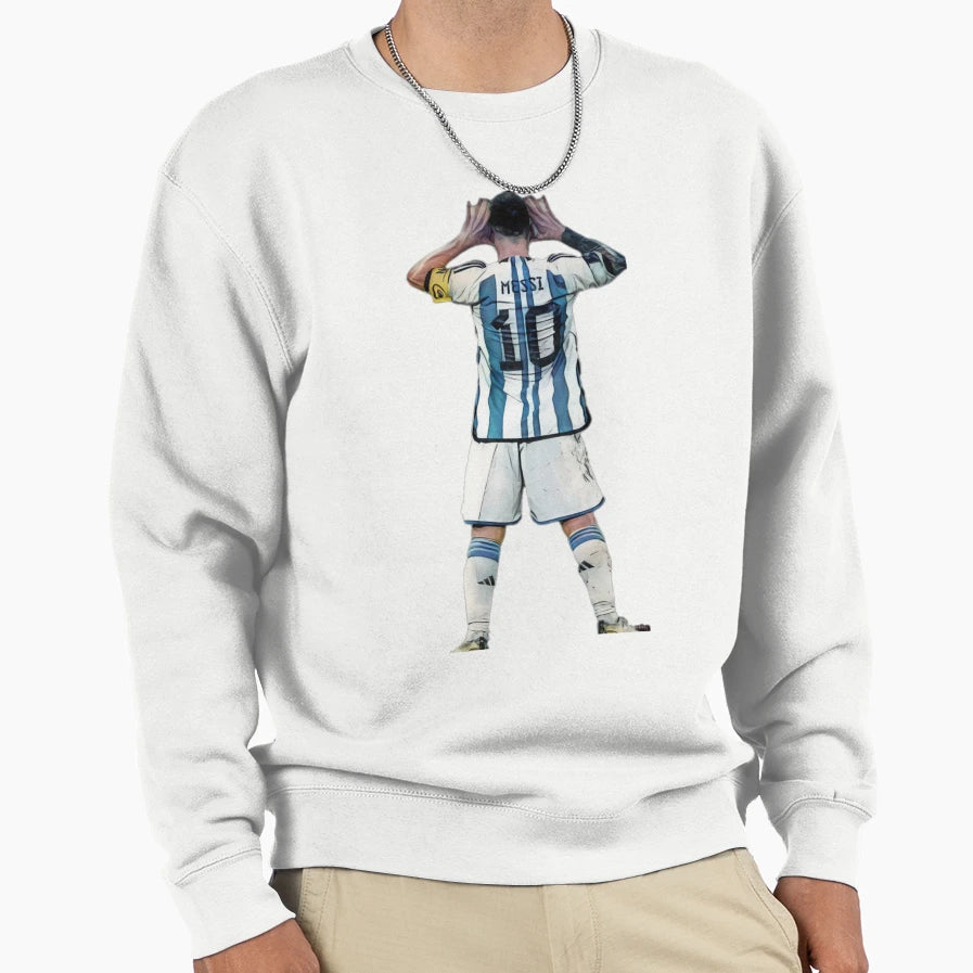 Argentina Soccer Player Sweatshirt - Custom Art Print for Adults - T-Shirt, Sweatshirt, Hoodie