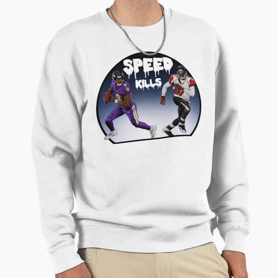 LJ Micheal Vick Speed Kills Sweatshirt - Trendy Graphic Men Women - T-Shirt, Sweatshirt, Hoodie