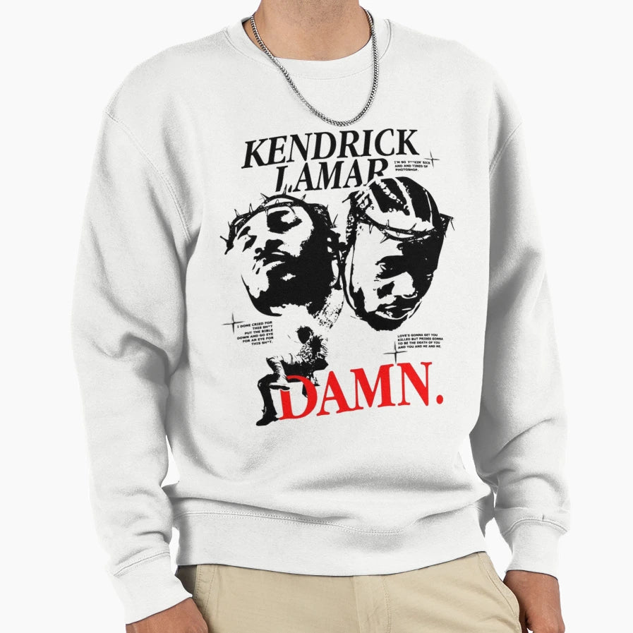 Kendrick Lamar Sweatshirt - Minimalist Print Men Women - T-Shirt, Sweatshirt, Hoodie