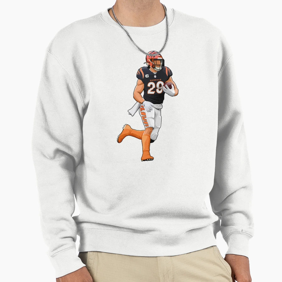 Joe Mixon 27 Running Back Sweatshirt - Fun Novelty Design Men Women - T-Shirt, Sweatshirt, Hoodie