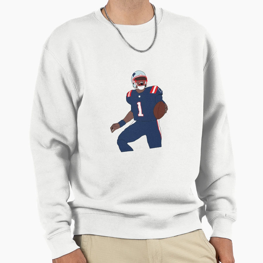 New England Patriots Cam Newton Sweatshirt - Casual Everyday Wear Men Women - T-Shirt, Sweatshirt, Hoodie