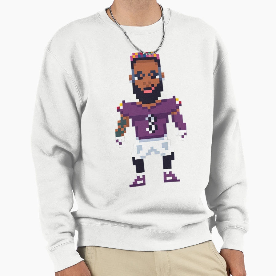 Obj 8Bit Sweatshirt - Casual Everyday Wear Men Women - T-Shirt, Sweatshirt, Hoodie