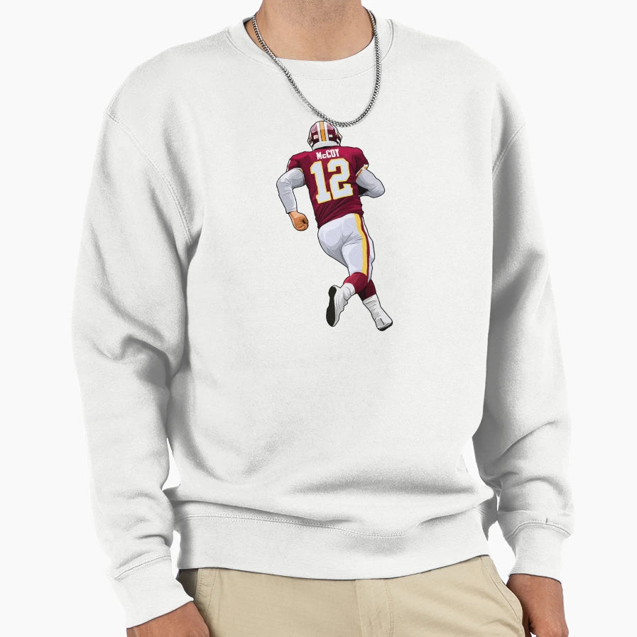 Colt Mccoy 12 Run Scrambles Run Sweatshirt - Trendy Graphic Unisex - T-Shirt, Sweatshirt, Hoodie