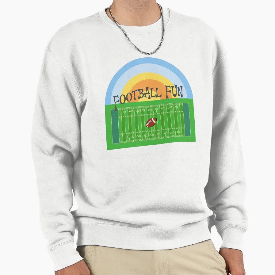 Football Fun Sweatshirt - Custom Art Print for Adults - T-Shirt, Sweatshirt, Hoodie