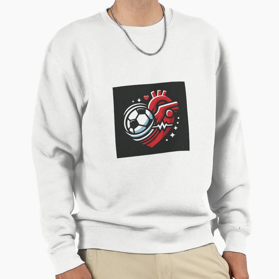 Soccer Heart Rate Sweatshirt - Unique Graphic for Adults - T-Shirt, Sweatshirt, Hoodie