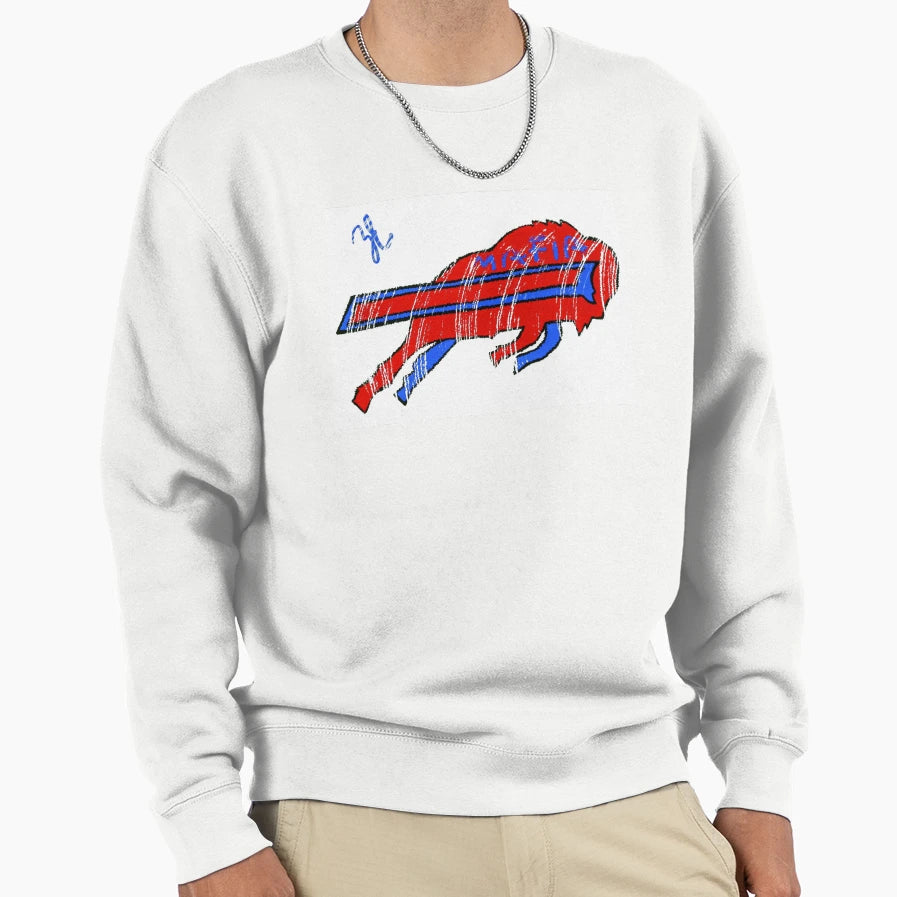 Bills Logo Sweatshirt - Aesthetic Graphic Unisex - T-Shirt, Sweatshirt, Hoodie