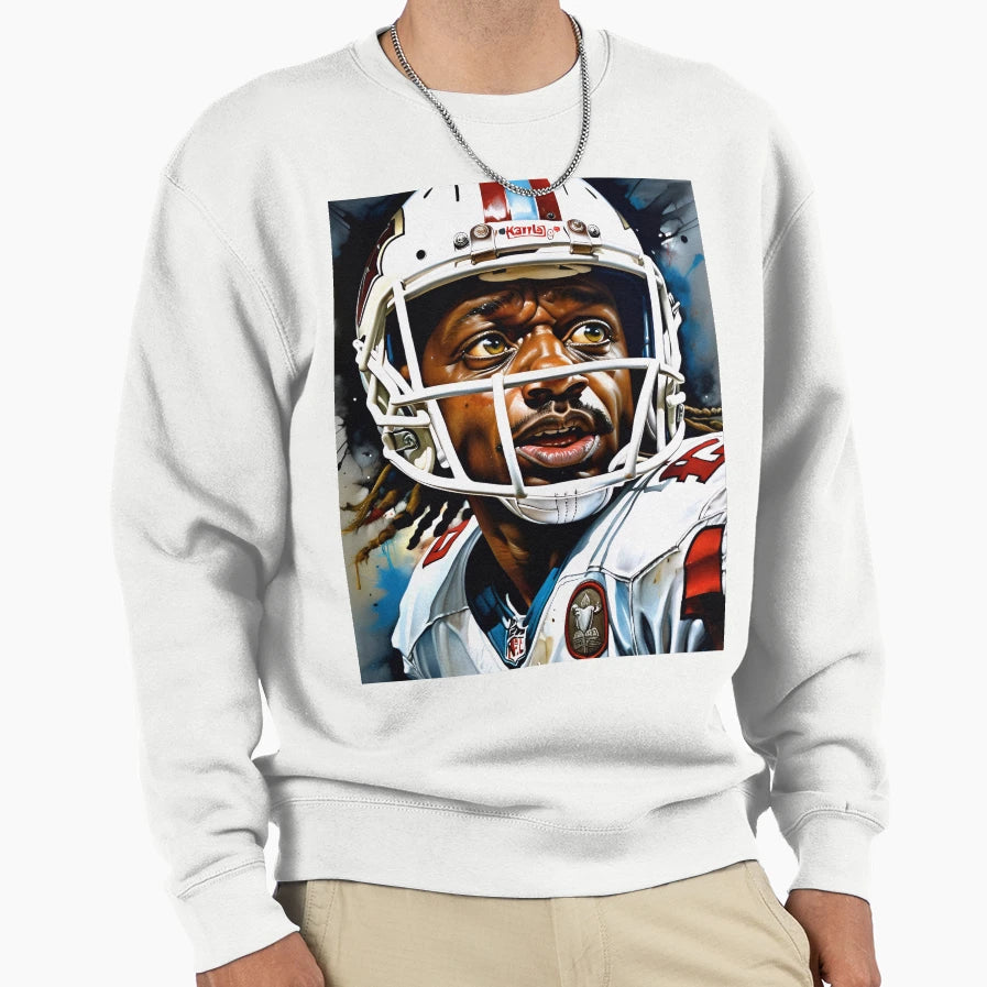 Usa American Football Player Sweatshirt - Graphic Print Men Women - T-Shirt, Sweatshirt, Hoodie