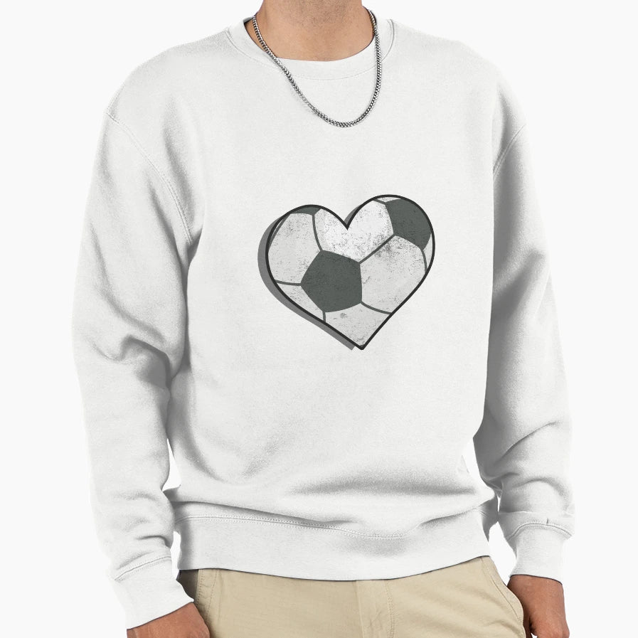 I Love Soccer Sweatshirt - Custom Art Print for Adults - T-Shirt, Sweatshirt, Hoodie