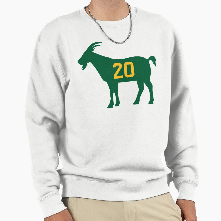 Sea Goat 20 White Sweatshirt - Minimalist Print Men Women - T-Shirt, Sweatshirt, Hoodie