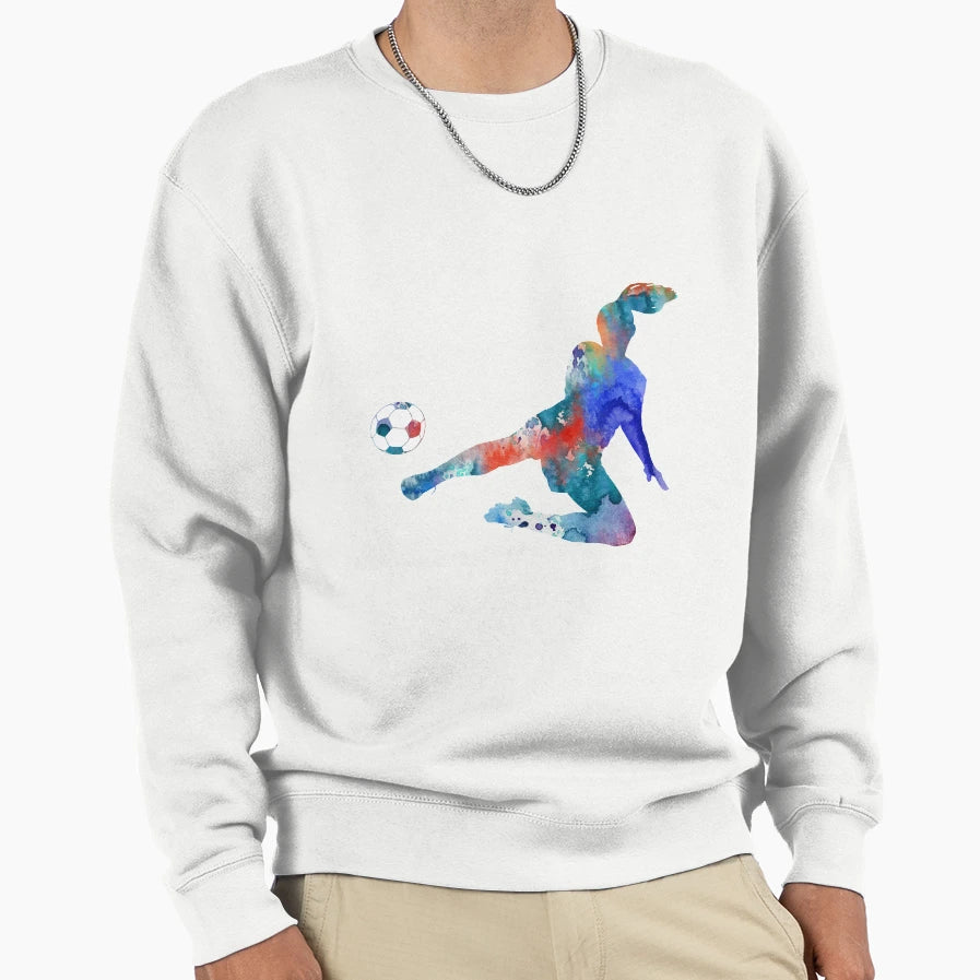 Female Soccer Player Sweatshirt - Novelty Apparel Men Women - T-Shirt, Sweatshirt, Hoodie