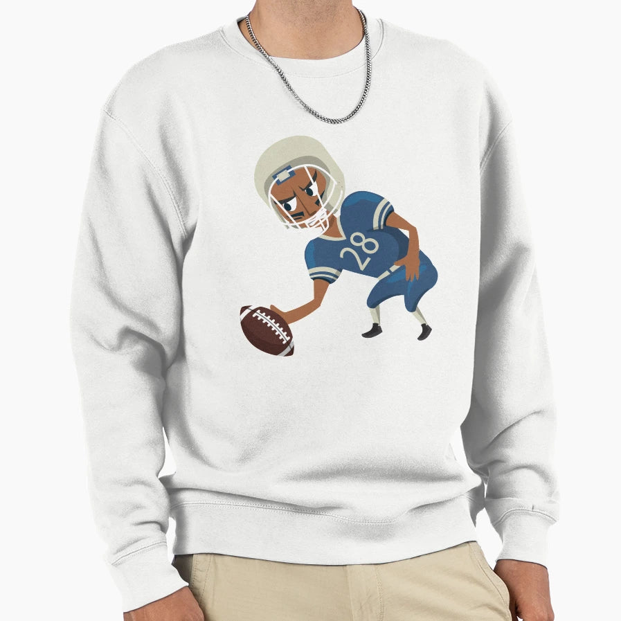 Star American Football Player Sweatshirt - Casual Everyday Wear for Adults - T-Shirt, Sweatshirt, Hoodie