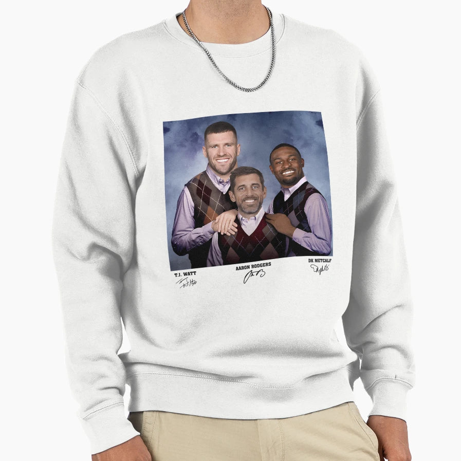 AR Dk Metcalf T J Watt Football Sweatshirt - Unique Graphic Men Women - T-Shirt, Sweatshirt, Hoodie