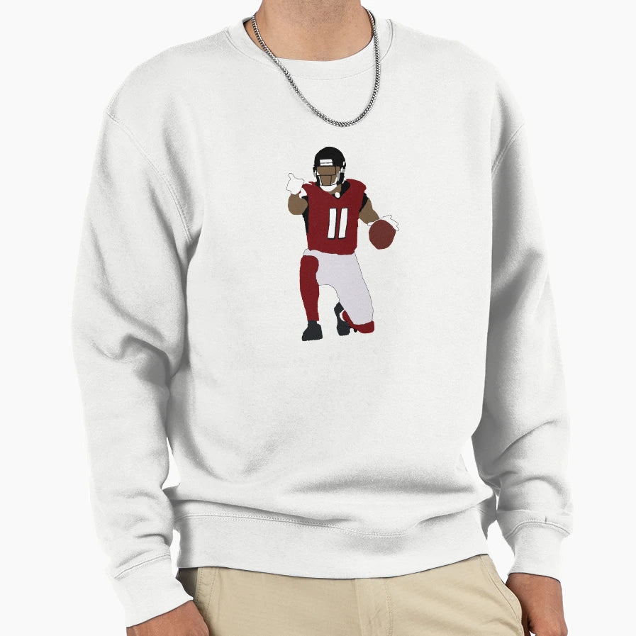 Julio Jones Sweatshirt - Aesthetic Graphic for Adults - T-Shirt, Sweatshirt, Hoodie