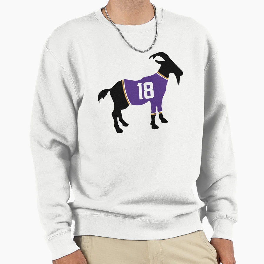 JJ Goat Sweatshirt - Casual Everyday Wear for Adults - T-Shirt, Sweatshirt, Hoodie