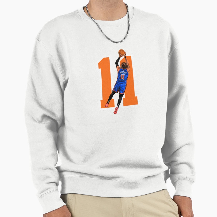 Jalen Brunson 11 Sweatshirt - Fun Novelty Design Men Women - T-Shirt, Sweatshirt, Hoodie