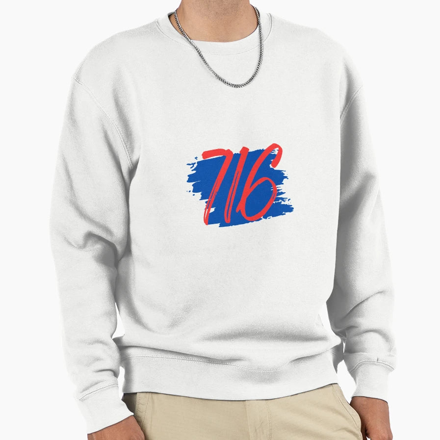 716 I Love Buffalo Sweatshirt - Trendy Graphic for Adults - T-Shirt, Sweatshirt, Hoodie