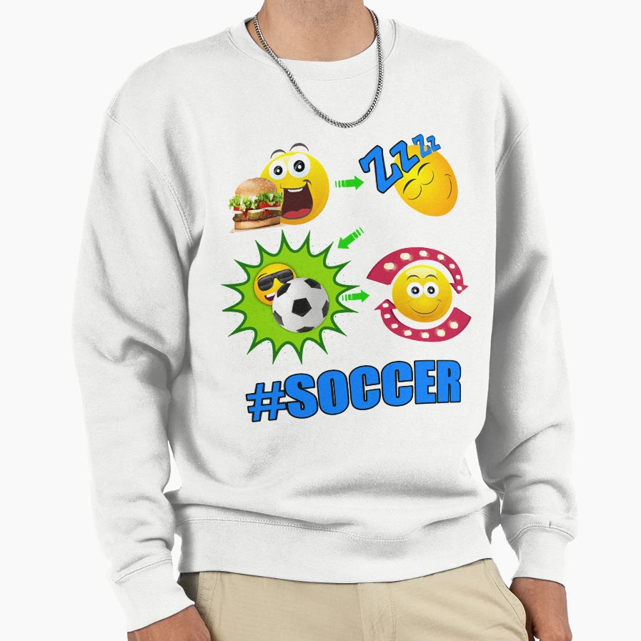 Soccer Lifestyle Sports Baller Sweatshirt - Fun Novelty Design Men Women - T-Shirt, Sweatshirt, Hoodie