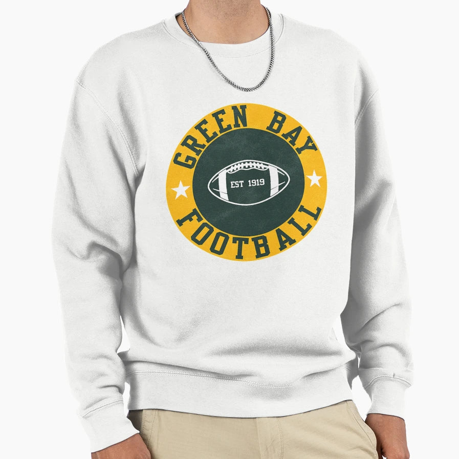 Green Bay Football Sweatshirt - Trendy Graphic for Adults - T-Shirt, Sweatshirt, Hoodie