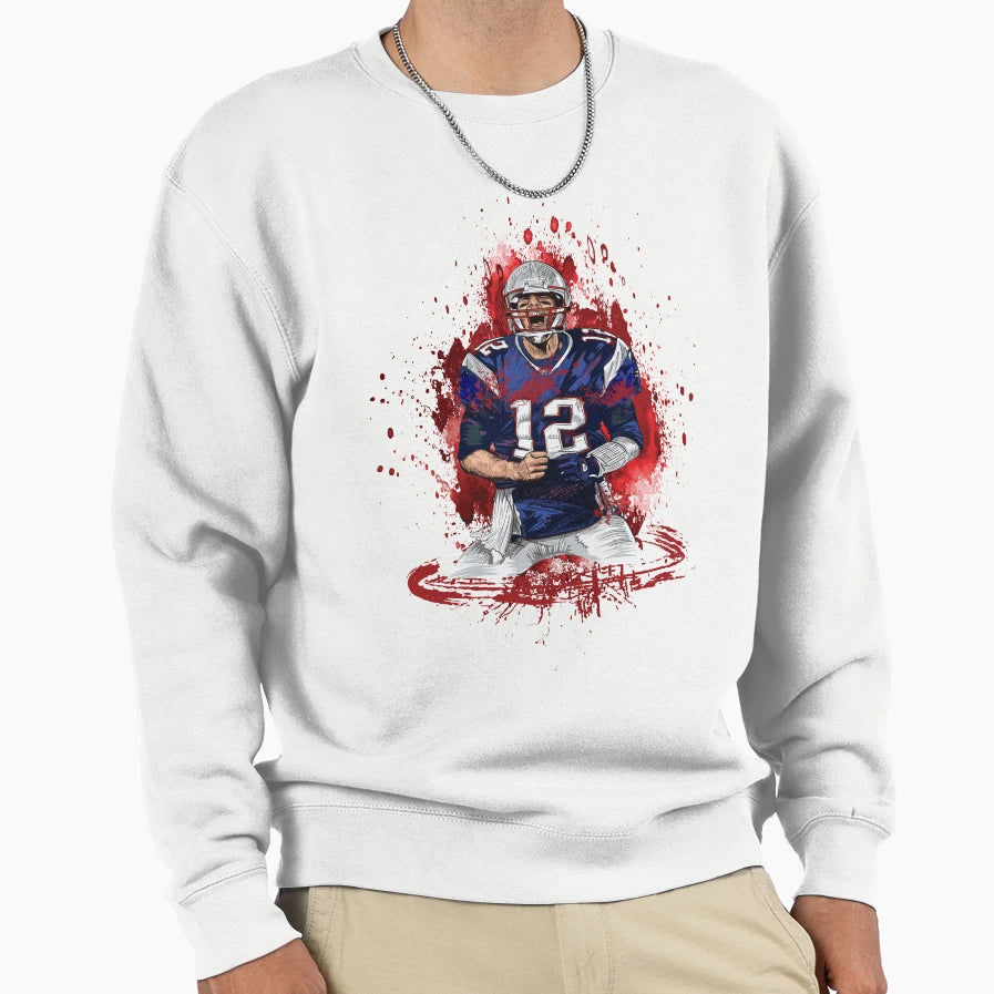 American Football Player Sweatshirt - Streetwear Style Men Women - T-Shirt, Sweatshirt, Hoodie