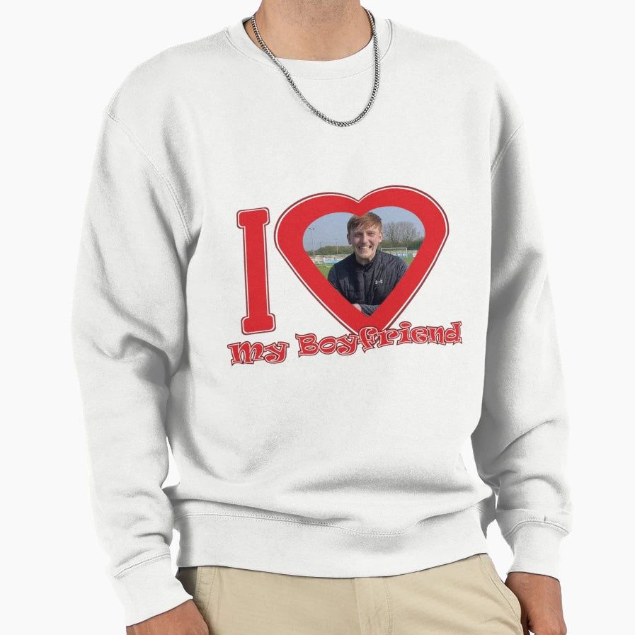 I Love My Boyfriend Angry Ginge Sweatshirt - Trendy Graphic Unisex - T-Shirt, Sweatshirt, Hoodie