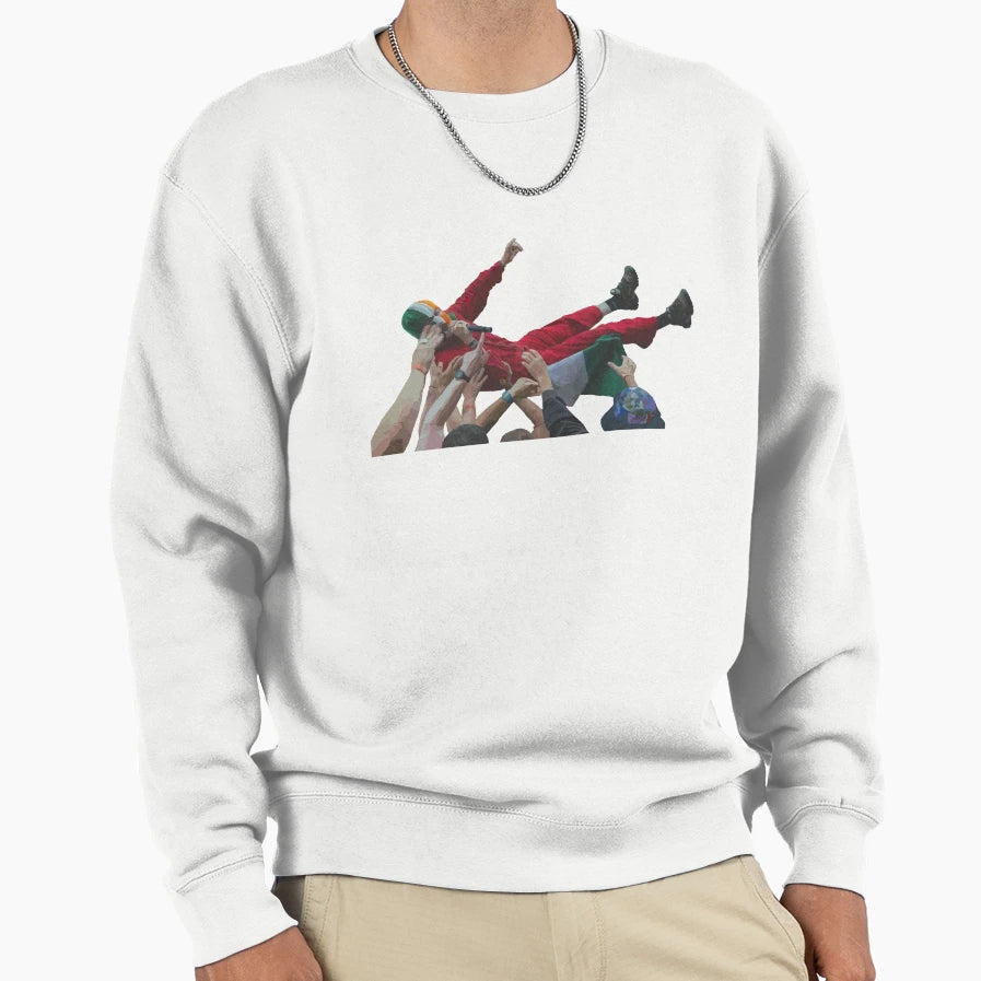Dj Provai Crowd Surf Sweatshirt - Streetwear Style for Adults - T-Shirt, Sweatshirt, Hoodie