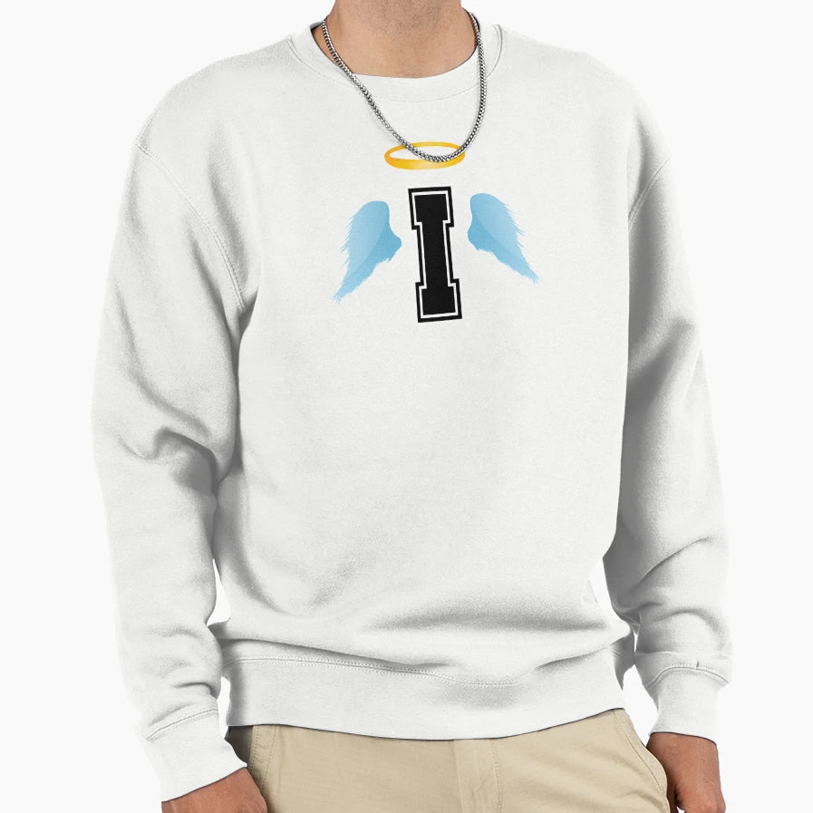 Letter I College Font Good Heaven Sweatshirt - Custom Art Print Men Women - T-Shirt, Sweatshirt, Hoodie