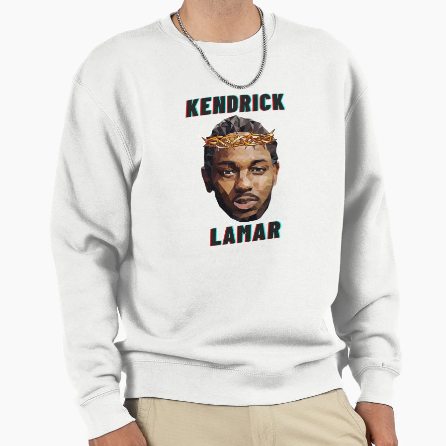 Kendrick Lamar Crown Sweatshirt - Unique Graphic for Adults - T-Shirt, Sweatshirt, Hoodie