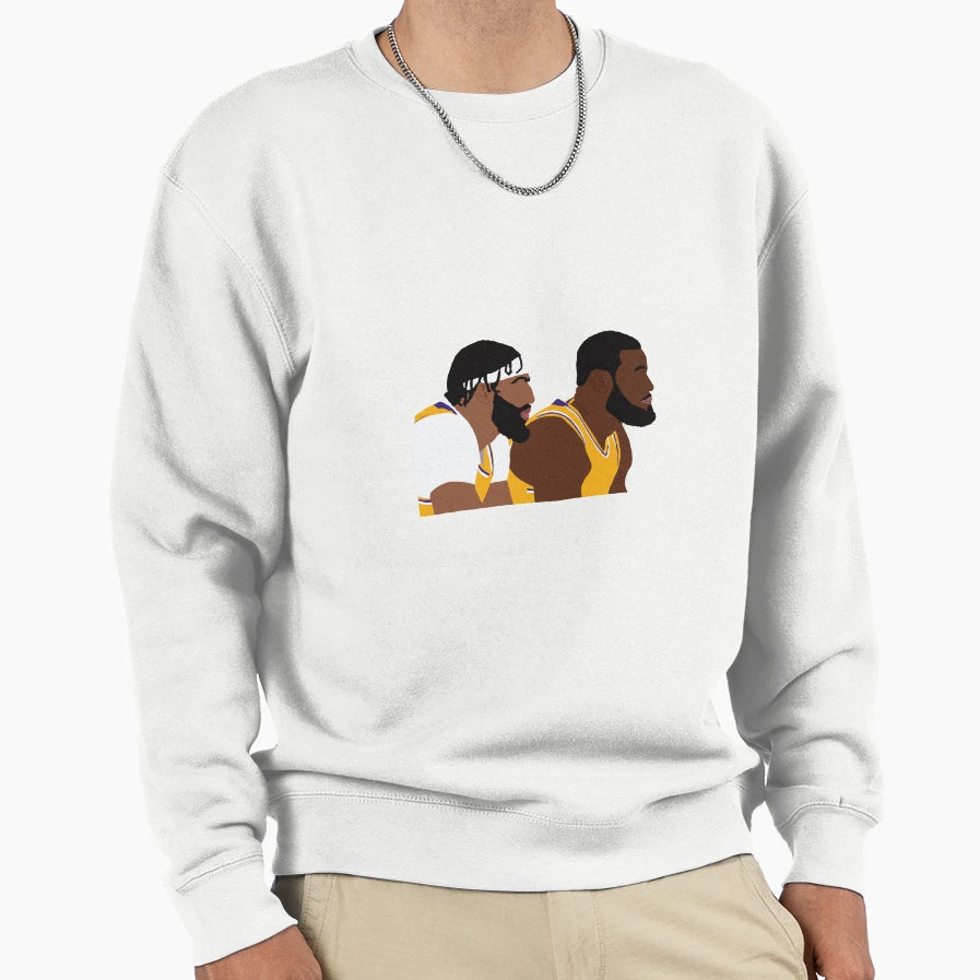 Lebron James And Anthony Davis Sweatshirt - Unique Graphic for Adults - T-Shirt, Sweatshirt, Hoodie
