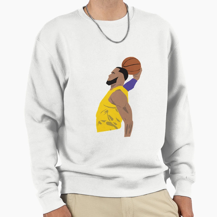 Lebron James Sweatshirt - Fun Novelty Design for Adults - T-Shirt, Sweatshirt, Hoodie